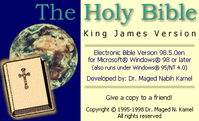 Download Bible 98 for Windows 98!